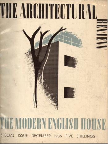 Architectural Review: Cover 1936 by Eckersley-Lombers