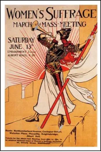 Artist Suffrage League: Poster