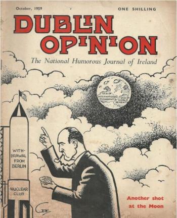 Dublin Opinion: Magazine Cover: October, 1959