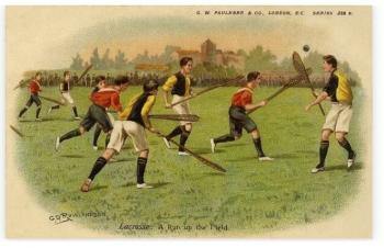 C. W. Faulkner: Postcard of Lacrosse