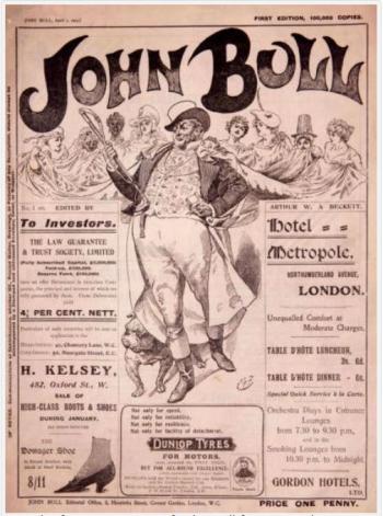 John Bull: Magazine Cover from 1903